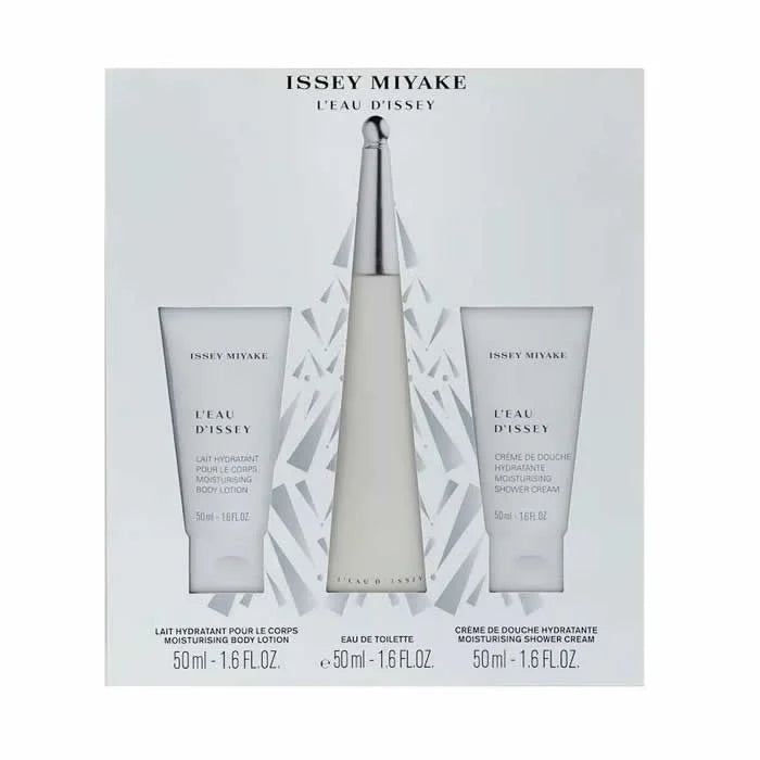 ISSEY MIYAKE ISSEY MIYAKE L'Eau D'Issey Eau de Toilette Spray 50 ml Set 3 Artikel Parfüm