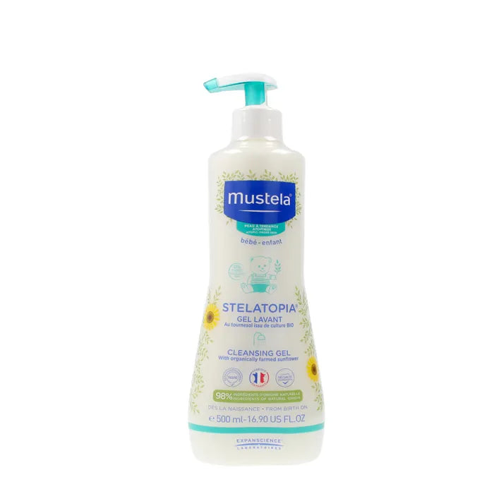 MUSTELA Mustela Stelatopia Reinigungsgel 500 ml sanfte Reinigung für empfindliche Haut