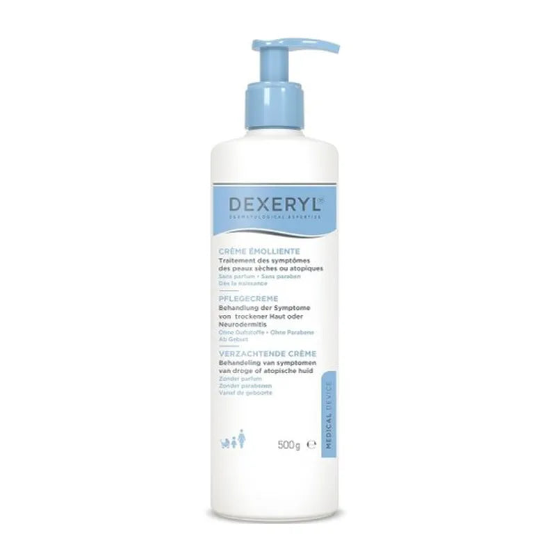 DEXERYL DEXERYL Emollient Creme 500 g Hautpflege Creme zur intensiven Feuchtigkeitspflege