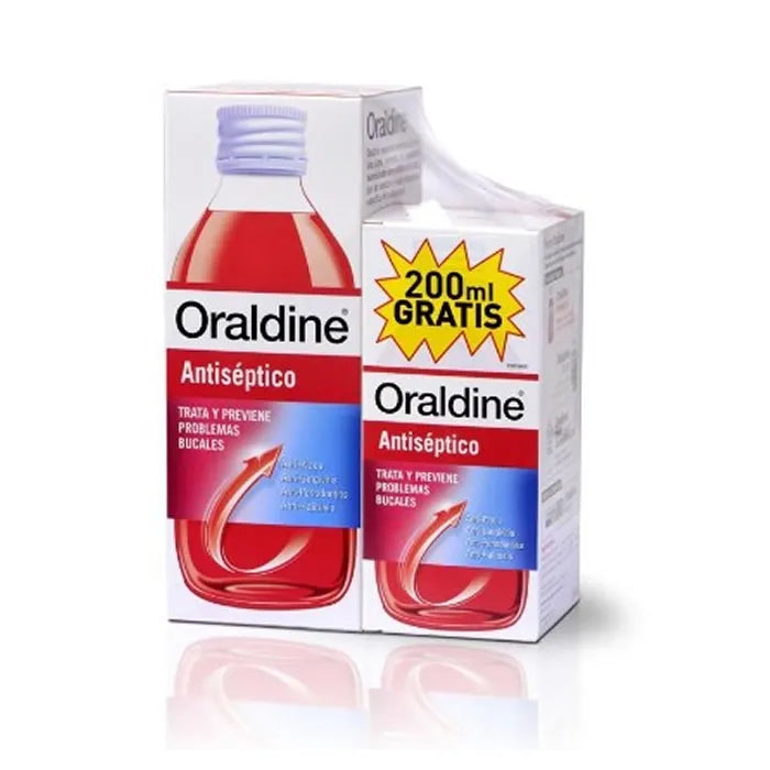 ORALDINE Antiseptic Mundspülung 400 ml Set 2 Stück Kosmetik