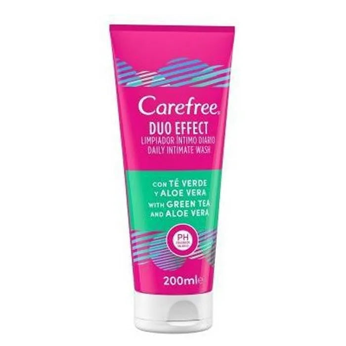 CAREFREE CAREFREE Duo Effect Intimate Cleanser Green Tea & Aloe Vera Intimpflege 200 ml Reinigung