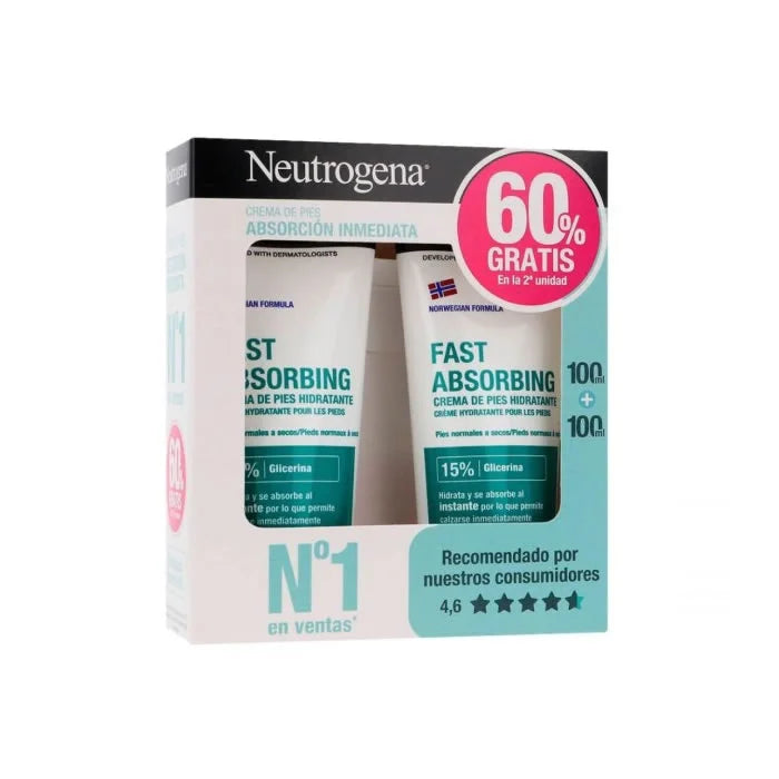 NEUTROGENA Neutrogena Fußcreme Sofortige Absorption 2 x 100 ml