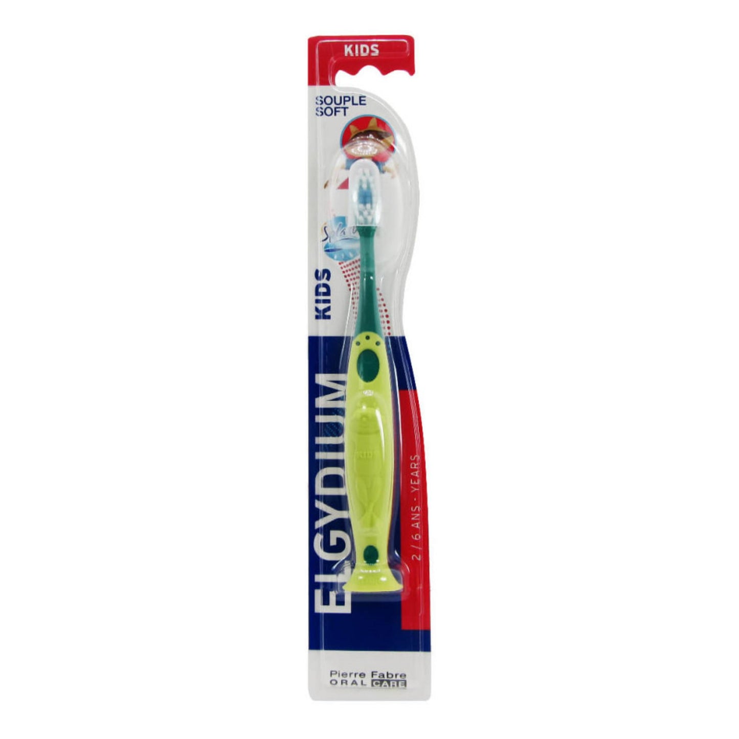 Elgydium Elgydium, Kids Shark, Zahnbürste, Grün Regular