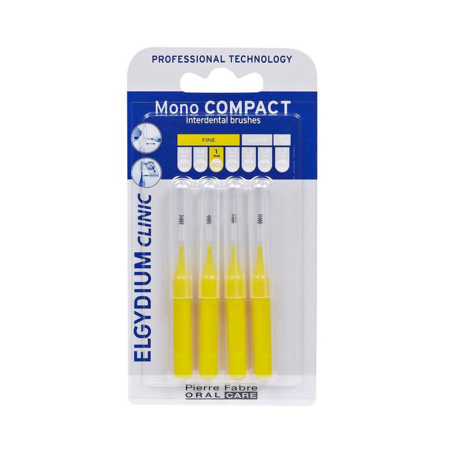 Elgydium Elgydium, Interdentalbürste, Gelb, 4 stk Regular