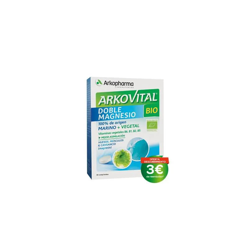 ARKOPHARMA Arkopharma Arkovital Double Magnesium Bio 30 Tablets Kosmetik