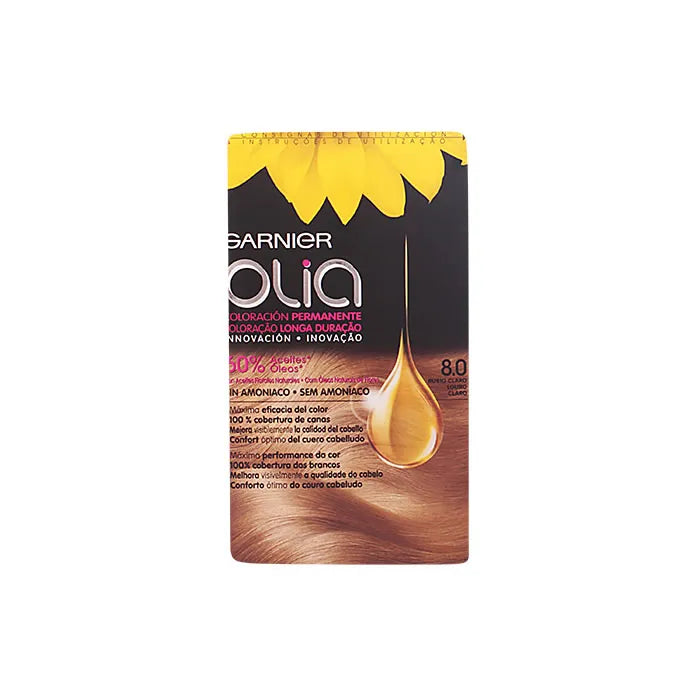 Garnier Olia Permanent Coloring 8,0 Hellblond