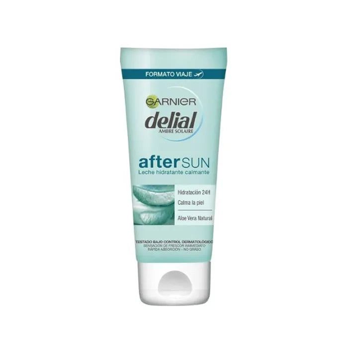 DELIAL Aftersun Aloe Vera 100 ml beruhigende Pflege nach dem Sonnenbaden Sonnenpflege
