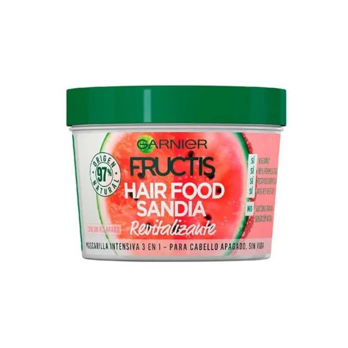 GARNIER GARNIER Fructis Hair Food Wassermelone Haarmaske 390 ml Revitalisierend Haarpflege