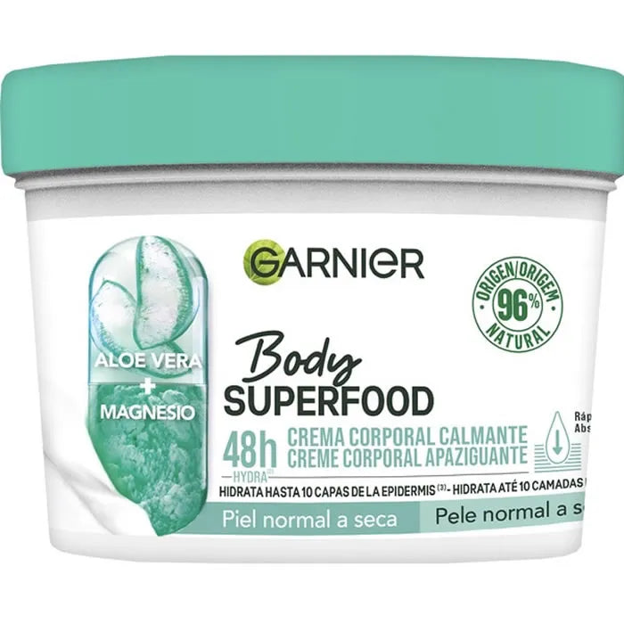 GARNIER Body Superfood Aloe Vera Beruhigende Körpercreme 380 ml