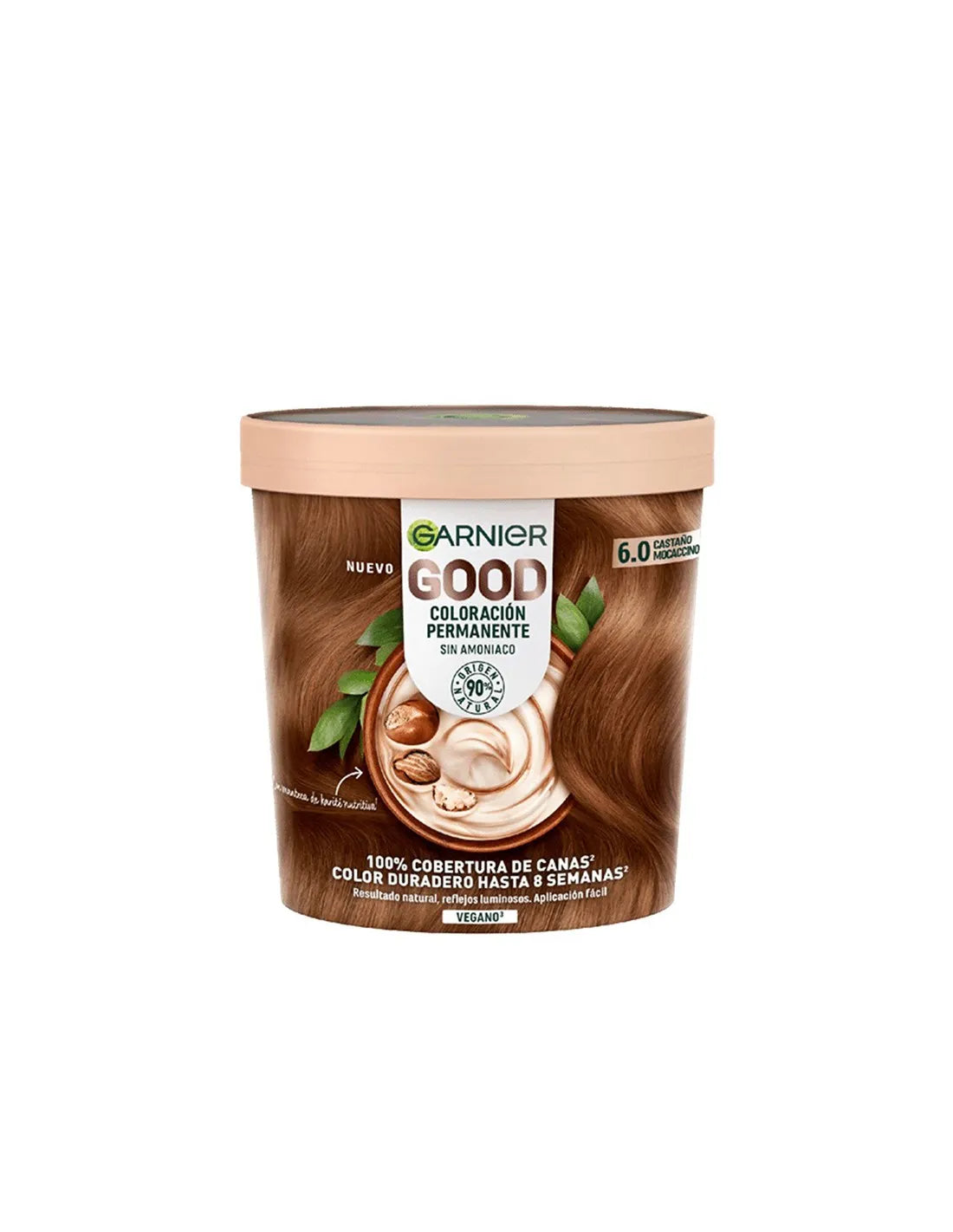 GARNIER GARNIER Good Coloración Permanente Haarfarbe 6,0 Castaño Mocaccino 1 Stück Kosmetik