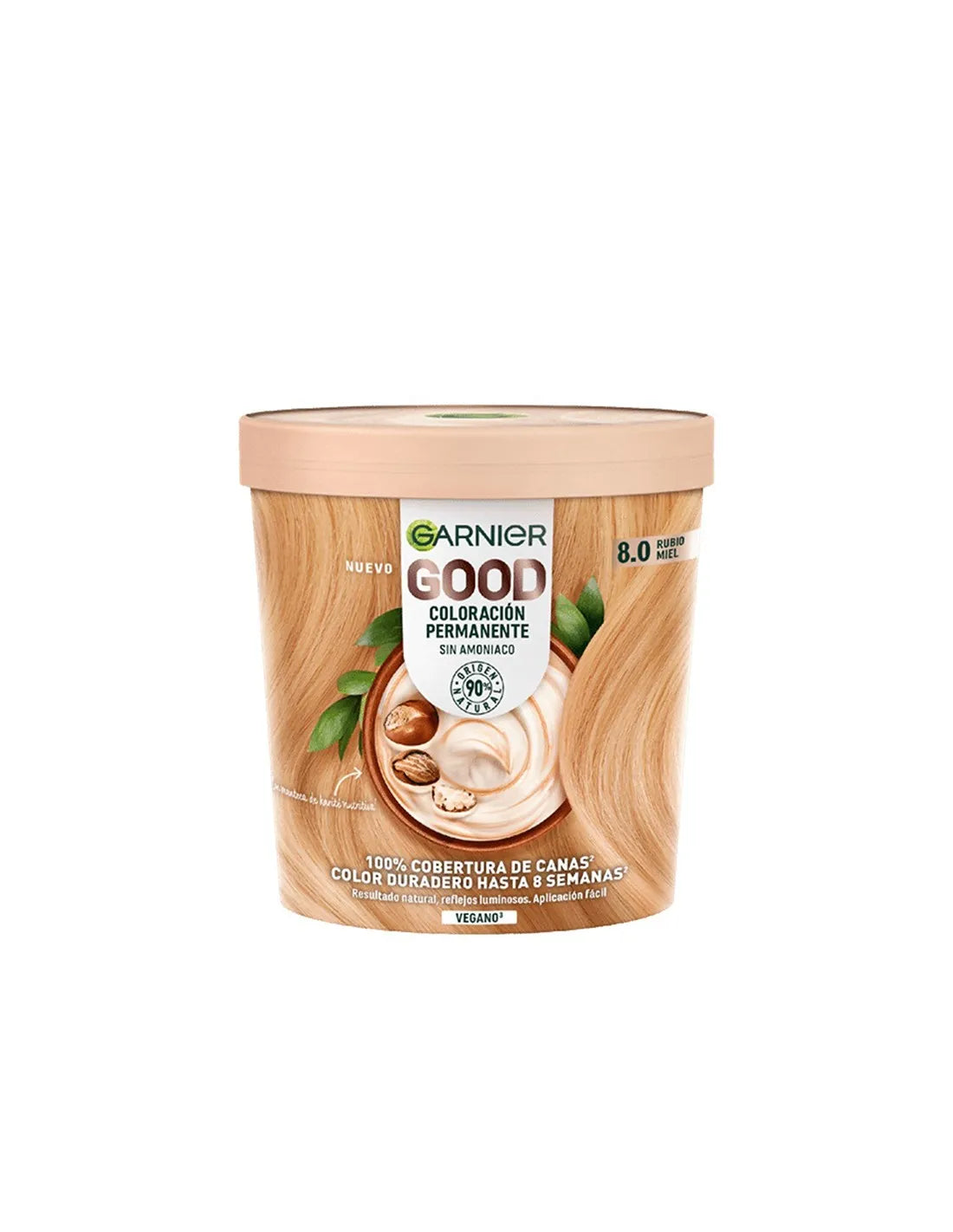 GARNIER Good Coloración Permanente Haarfarbe 8,0 Rubio Miel 1 Stück