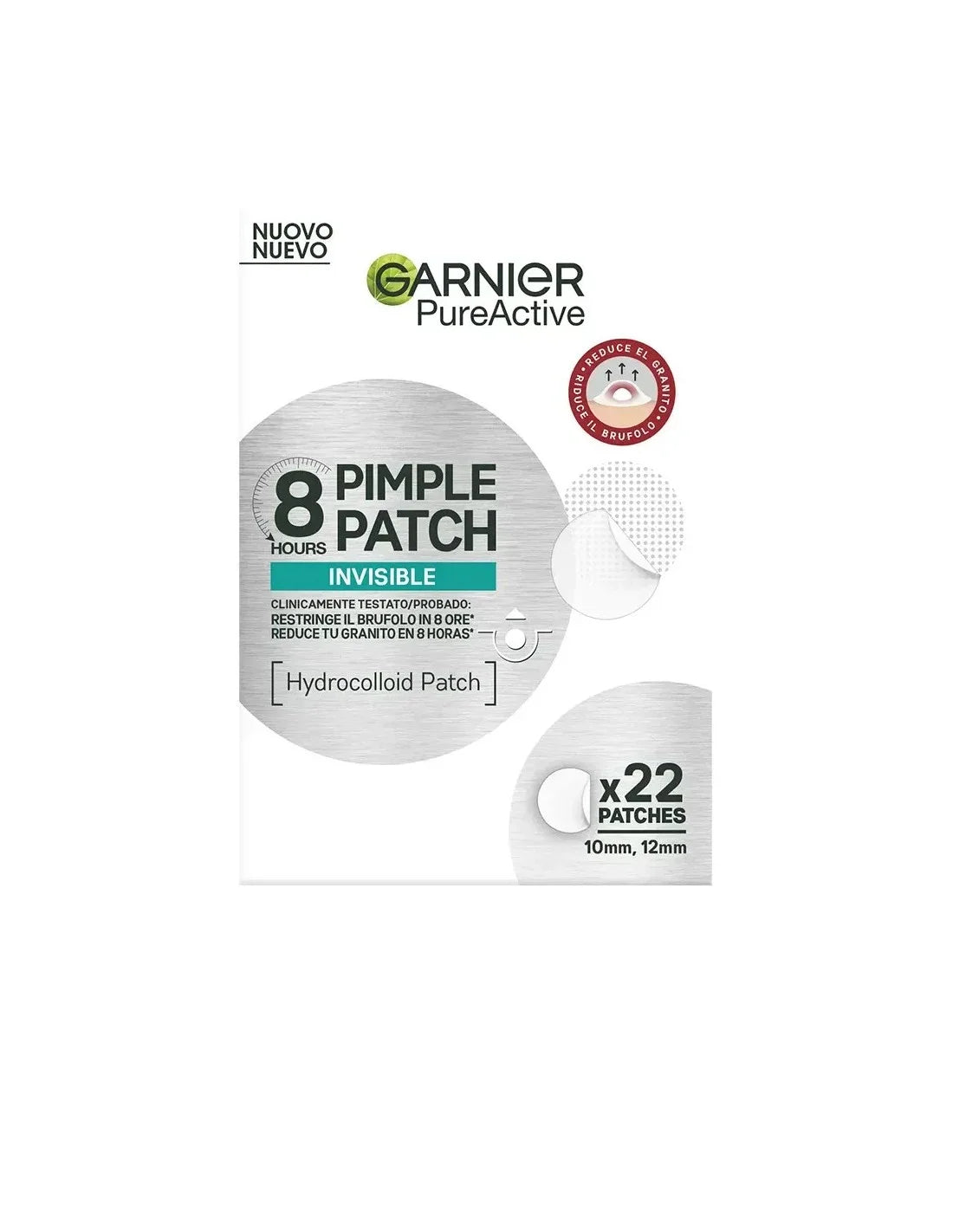 GARNIER Pure Active Unsichtbare Anti-Pickel-Patches 22 Stück Kosmetik