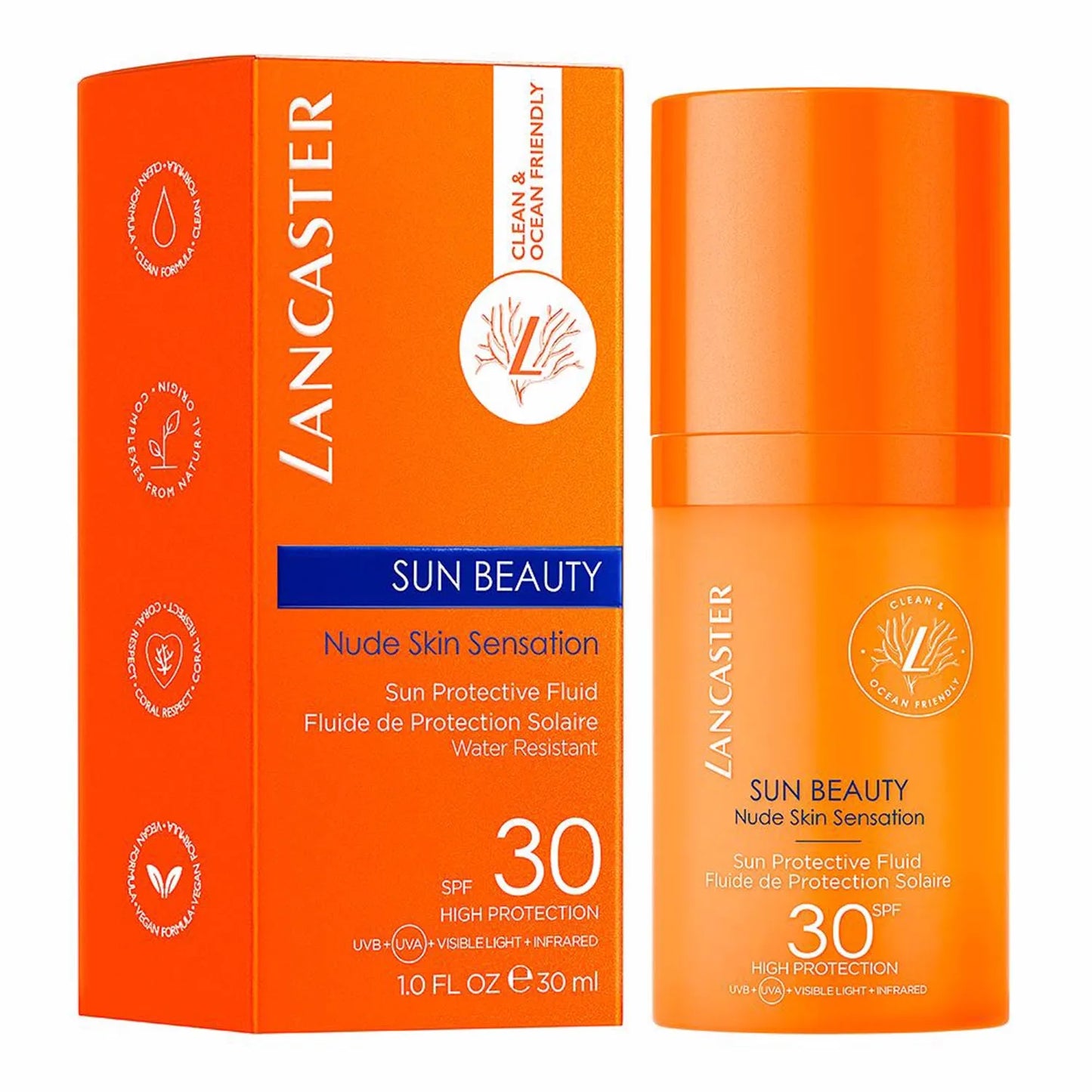 LANCASTER LANCASTER Sun Beauty Fluido Facial Protector SPF 30 30 ml Gesichtssonnenschutz Sonnenpflege