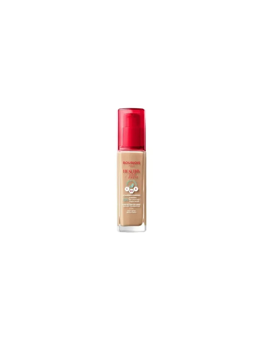 BOURJOIS BOURJOIS Healthy Mix Radiant Foundation 55 Deep Beige 30 ml Flüssigfoundation