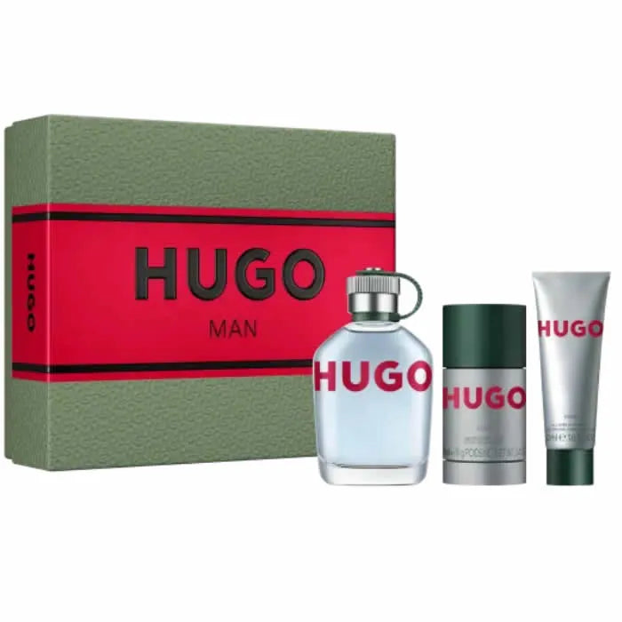 HUGO BOSS HUGO BOSS Hugo Man Eau de Toilette Spray 125 ml 3er Set Parfüm