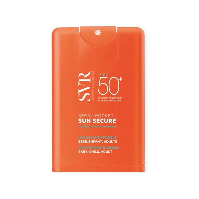 SVR SVR Sun Secure Spray SPF 50+ Sonnenschutz Spray 20 ml Tasche Sonnenpflege
