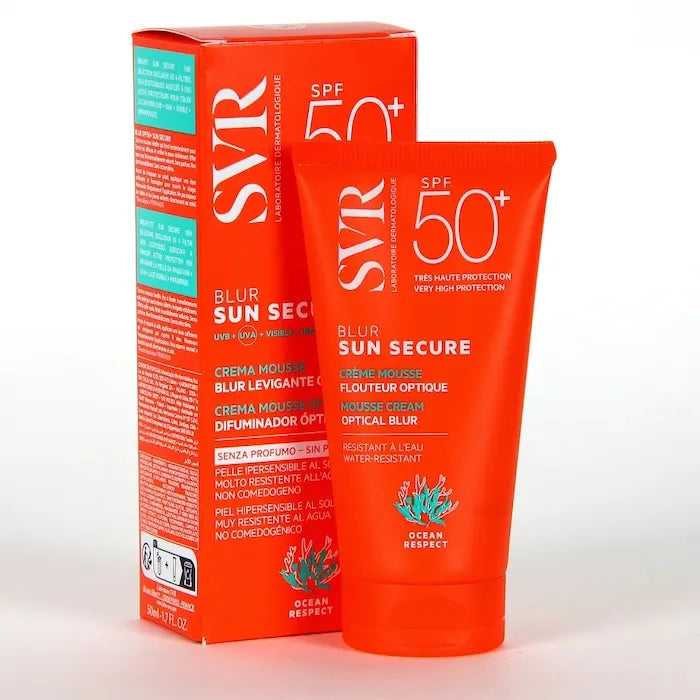 SVR SVR Sun Secure Blur Unparfümierte Tönung SPF 50 50 ml Sonnenschutz Haarfarbe