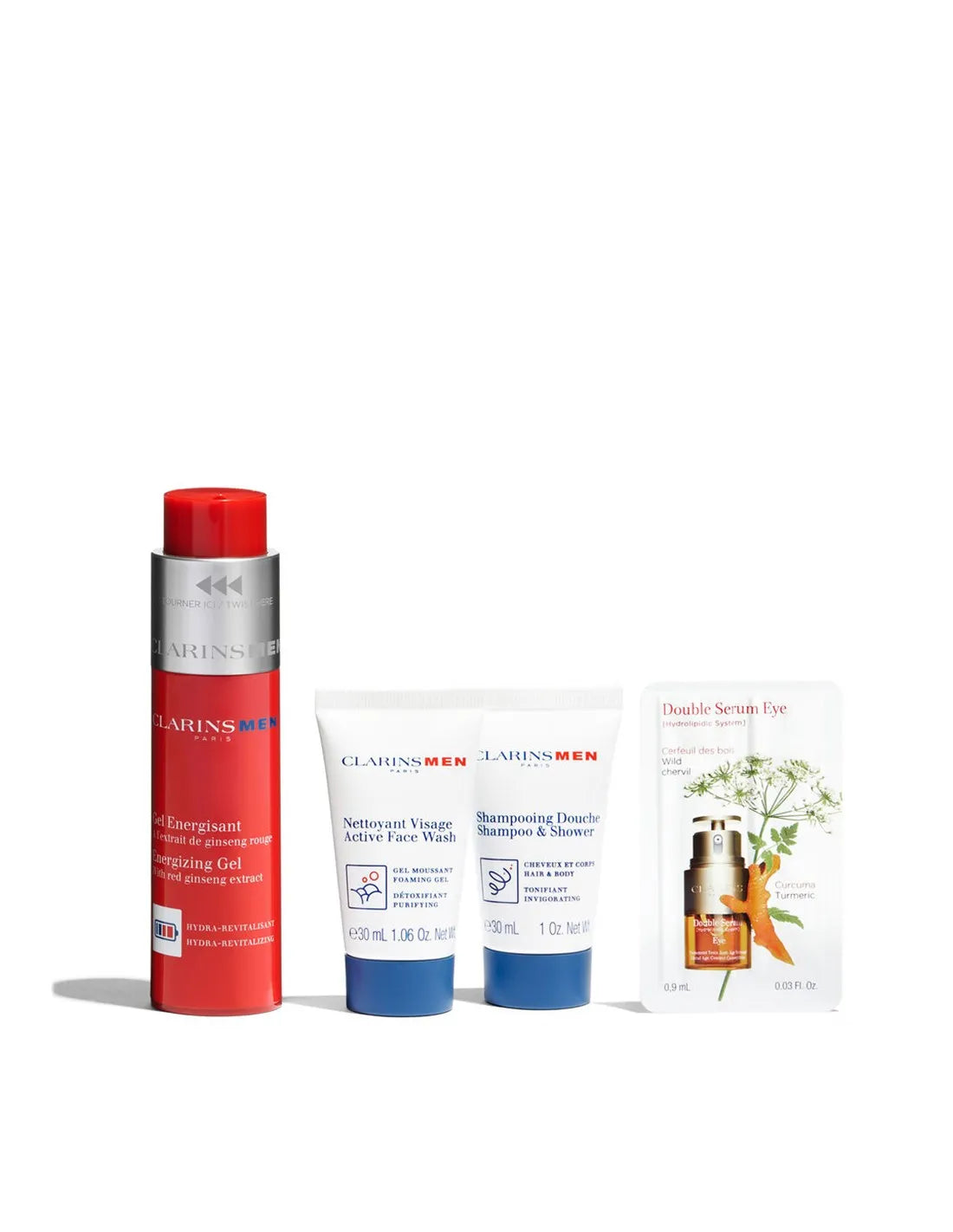 CLARINS Set Clarins Men Gel Energizante 50 ml Champu 30 ml Limpiador 30m@
