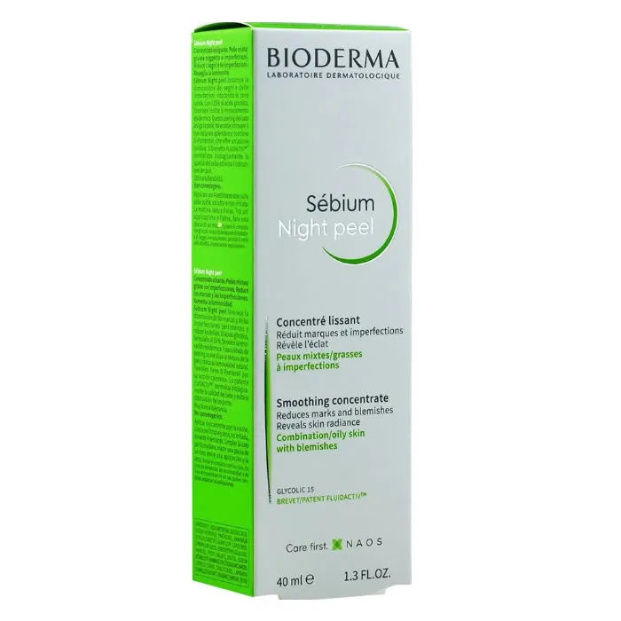 BIODERMA Boderma Sebium Night Peel Smoothing Concentrate 40ml