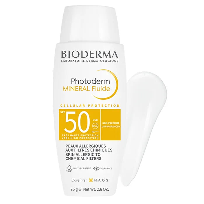 BIODERMA Bioderma Photoderm Mineralisches Fluid SPF 50 Sonnenschutz 75 g Kosmetik
