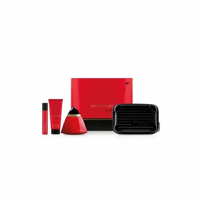 MAUBOUSSIN Mauboussin In Red Eau de Parfum Spray 100 ml Set 4 Artikel Parfüm