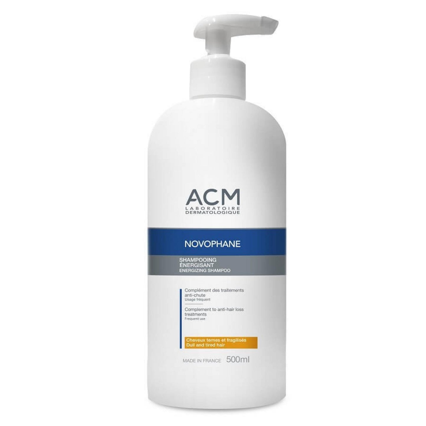 Laboratoire ACM Laboratoire ACM, Novophane, Haarbehandlung Shampoo, Energetisierend, Geldstrafe, 500 ml Regular