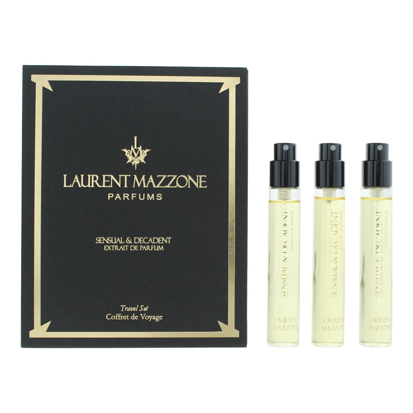 Laurent Mazzone Set Trio, Laurent Mazzone, Sensual & Decadent, Parfumextrakt, Unisex, 3 stk, 15 ml Regular