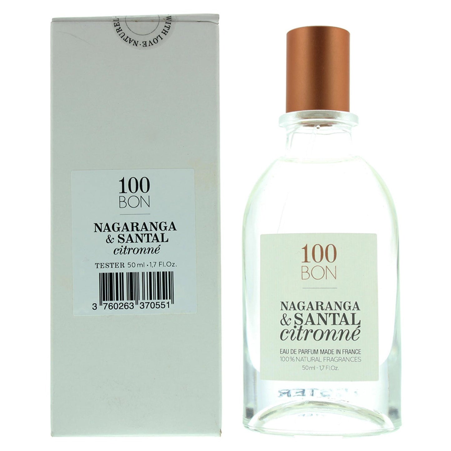 100 Bon 100 Bon, Nagaranga & Santal Citronne, Eau de Parfum, Unisex, 50 ml *Tester