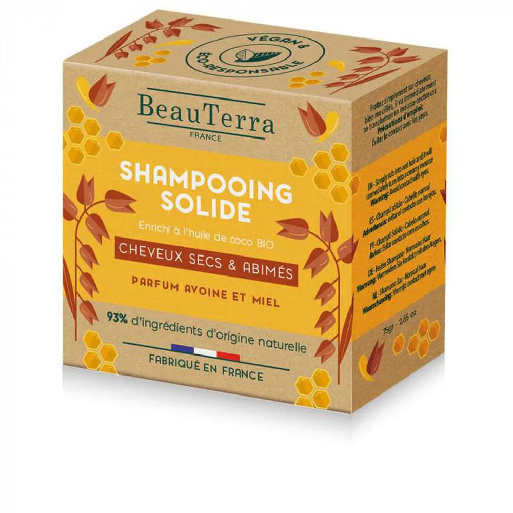 BEAUTERRA BEAUTERRA Solides Shampoo Hafer und Honig 75 g Kosmetik