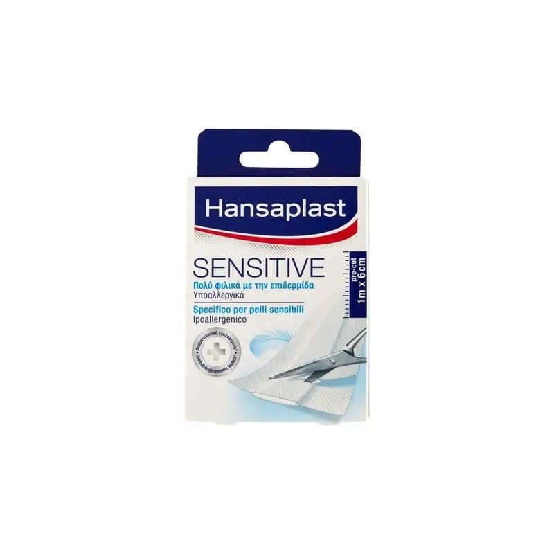HANSAPLAST Hansaplast Sensitive Streifen 1M X 6Cm Kosmetik