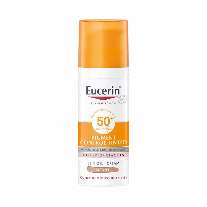 EUCERIN Eucerin Pigment Control SPF 50+ Mittlere Farbe 50 ml Sonnenschutz Creme Kosmetik