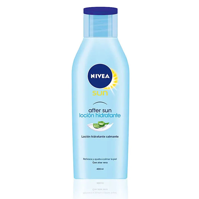 NIVEA NIVEA Sun After Sun Moisturizing Lotion mit Bio Aloe Vera 400 ml Gesichtscreme