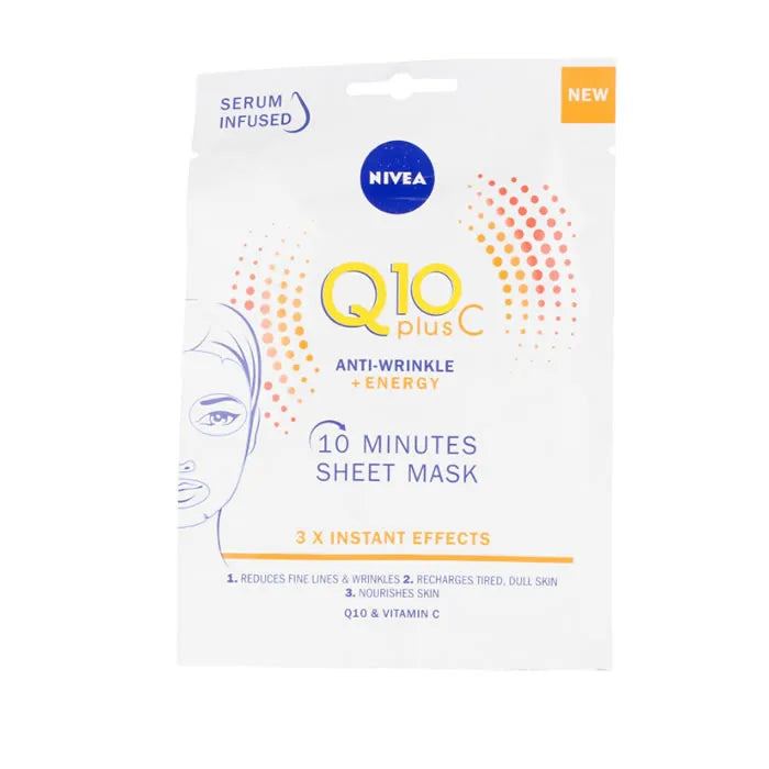 NIVEA NIVEA Q10 Vitamin C Anti-Falten Gesichtsmaske Energizing Face Mask Kosmetik