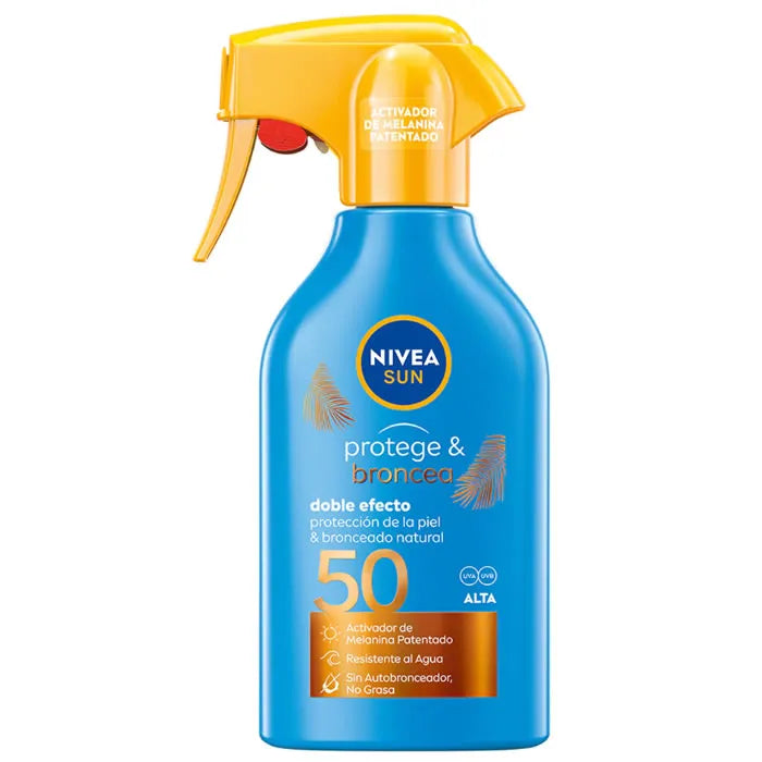 NIVEA NIVEA Protect & Bronze Sonnenspray SPF 50 270 ml hoher Sonnenschutz Sonnenpflege