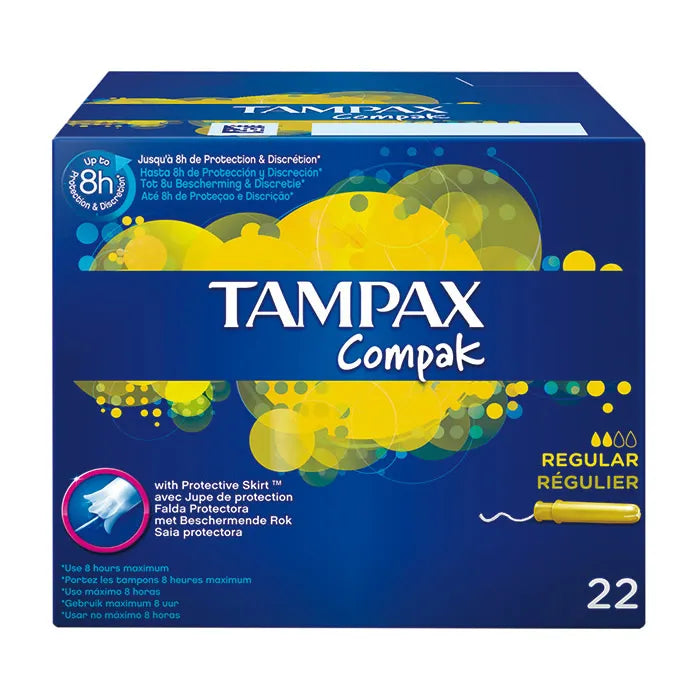 TAMPAX TAMPAX Compak Regular Tampons 22 Stück Kosmetik