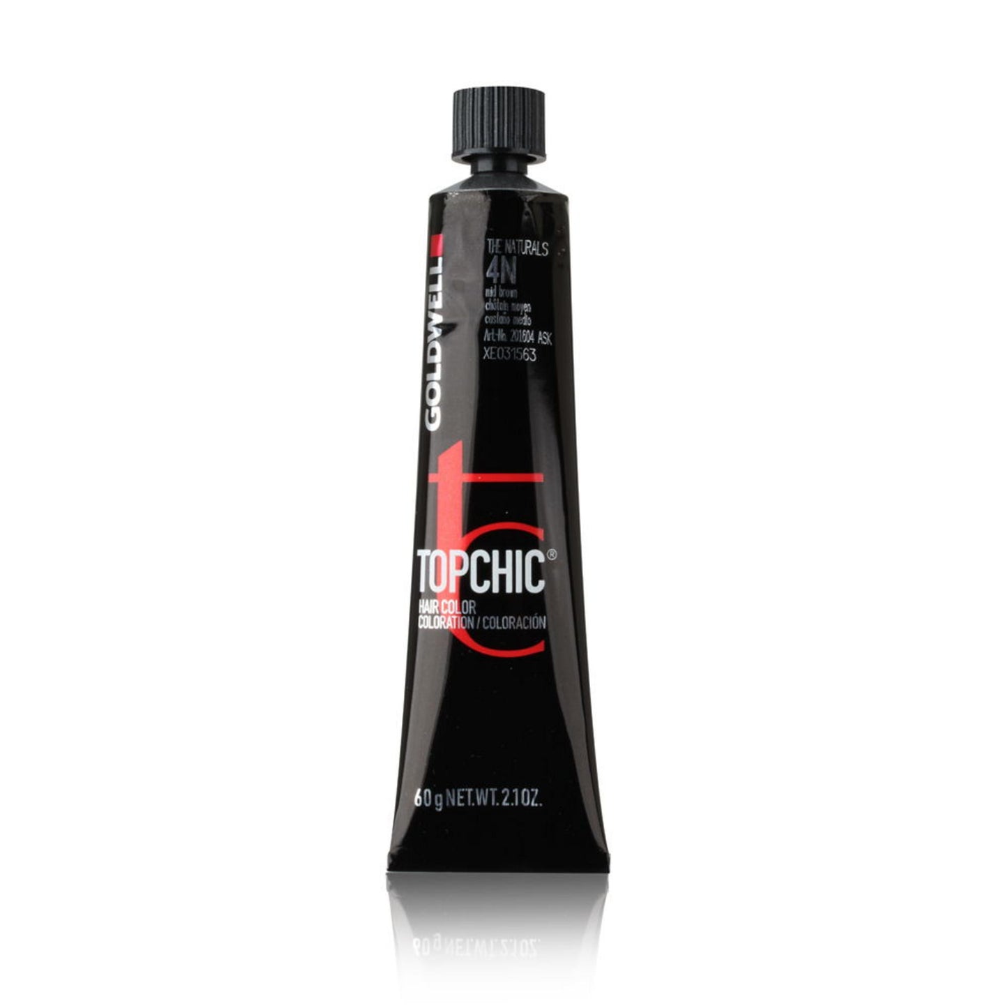 Goldwell TopChic 4N Middle Brown – Permanente Haarfarbe für langanhaltende Farbkraft