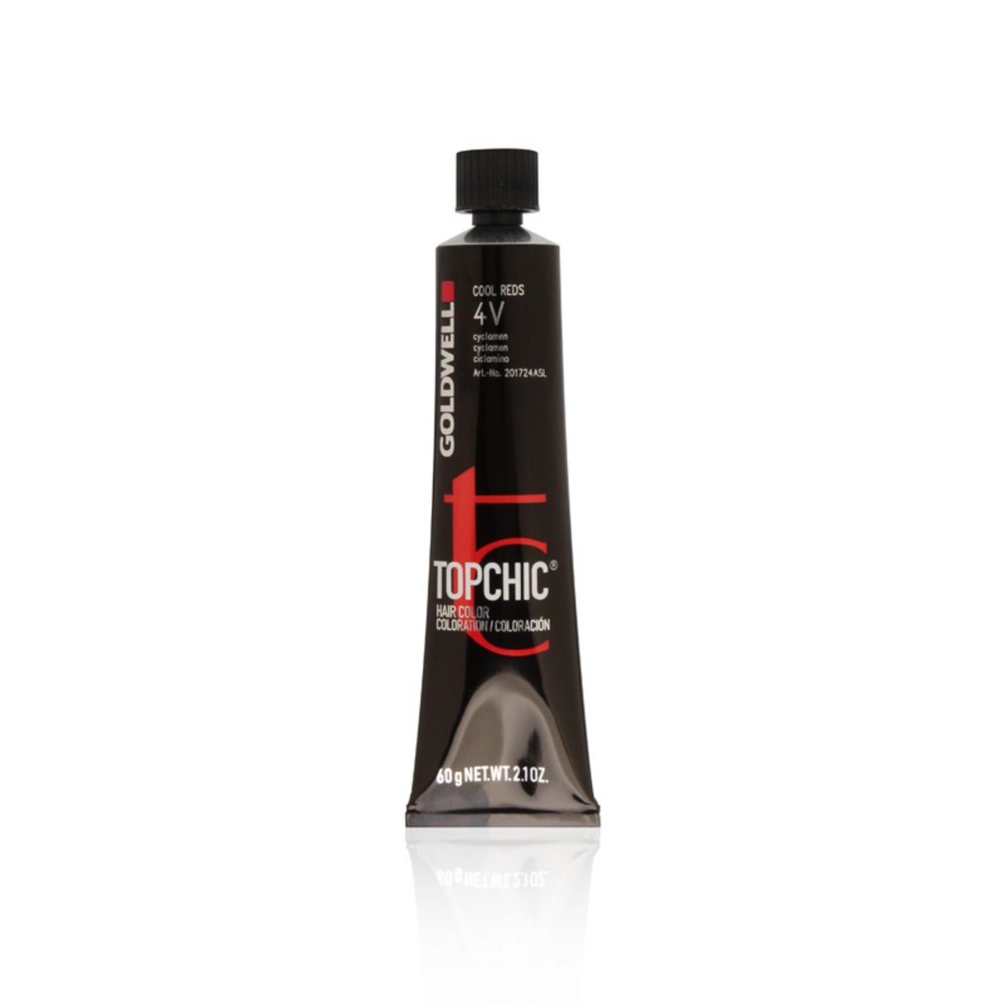 Goldwell TopChic 4V Medium Brown Violet – Permanente Haarfarbe für intensive Farbvielfalt