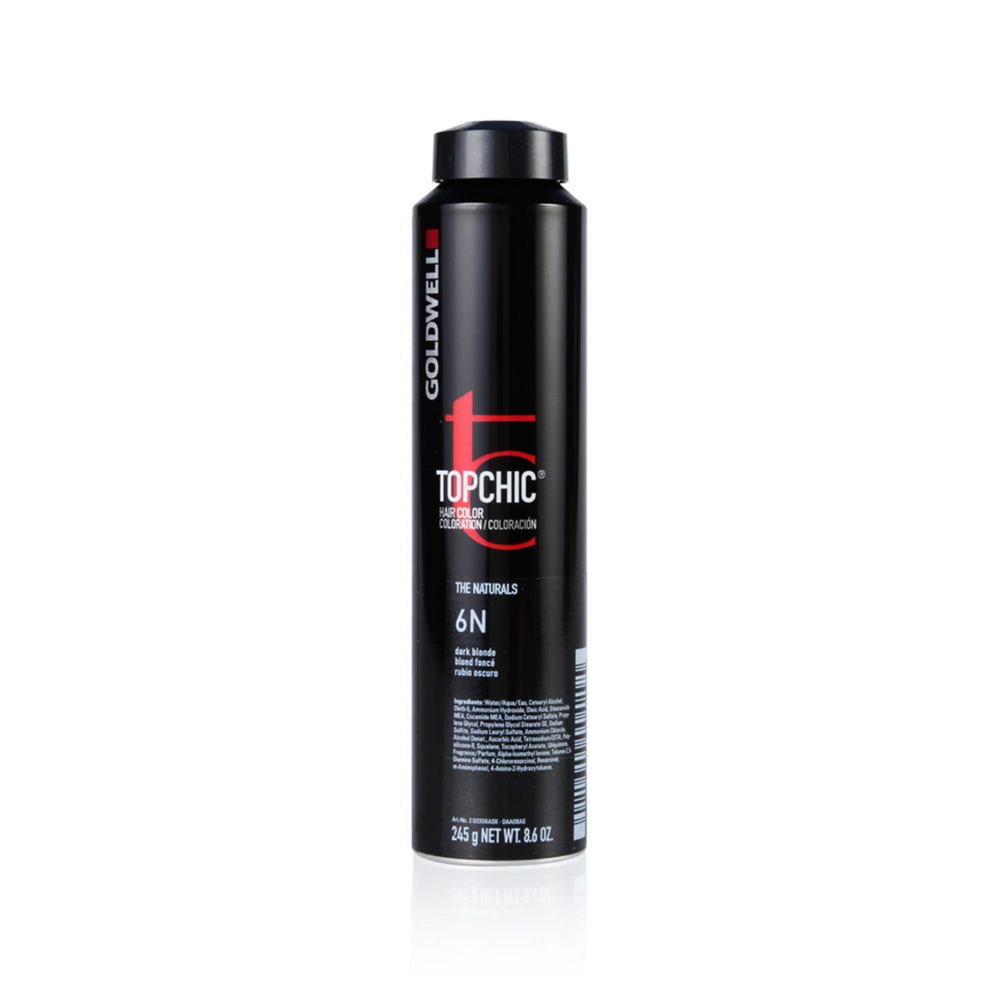 Goldwell TopChic 6N Dark Blonde – Permanente Haarfarbe 250 ml für strahlende Farbintensität