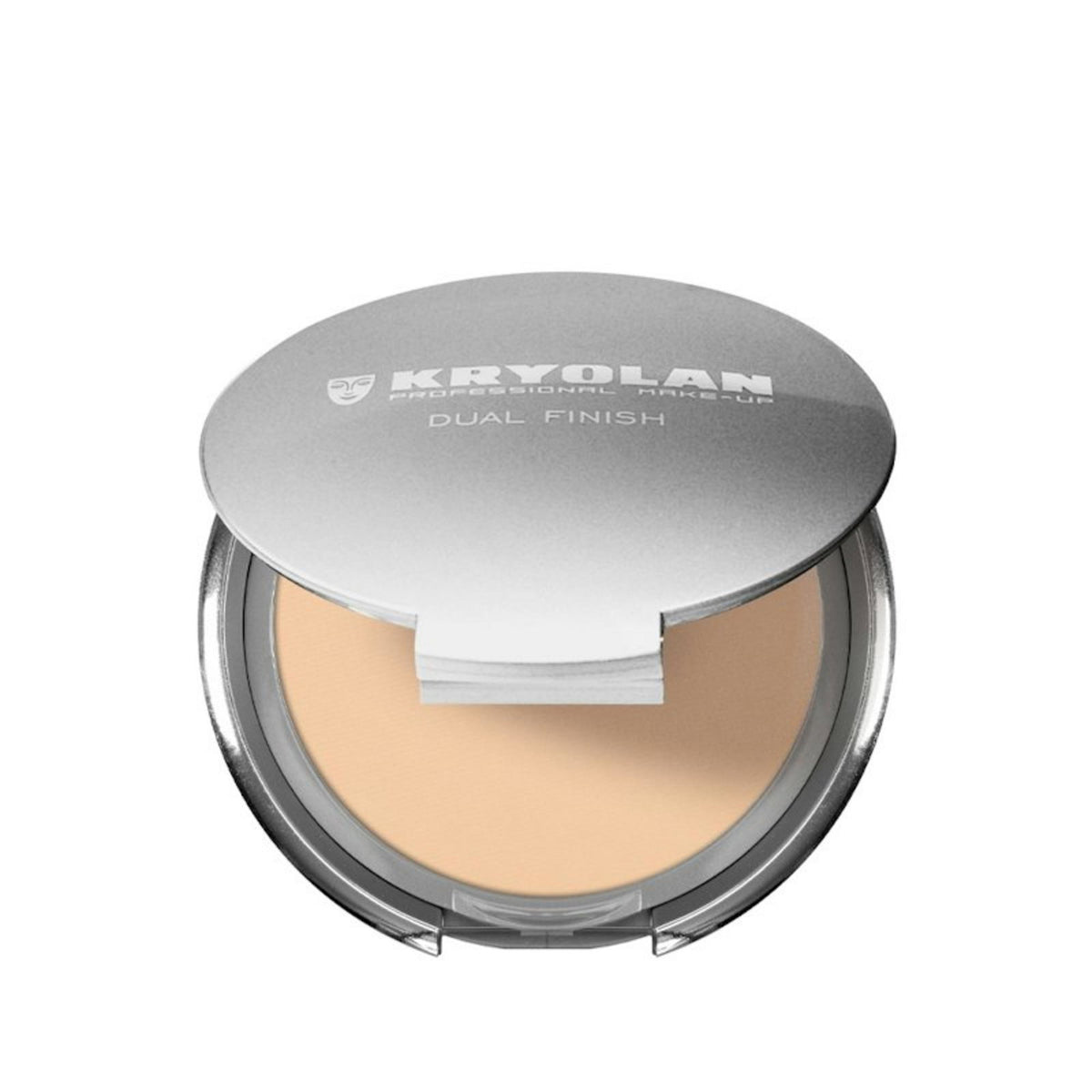 Kryolan Kompaktpuder Kryolan, Dual Finish, Covering & Smoothing, Compact Powder, Alabaster, 10 g Regular