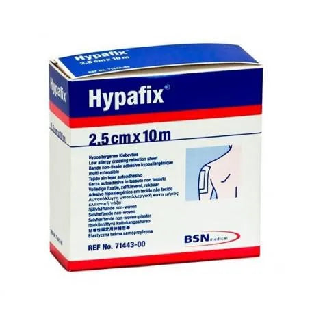 BSN MEDICAL BSN MEDICAL Hypafix Gasa Adhesiva 2,5 cm x 10 m selbstklebende Wundauflage Kosmetik