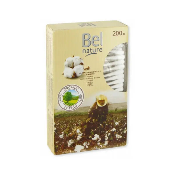 BEL BEL Wattepads Cotton Buds 200 Stück Baumwollstäbchen Kosmetik
