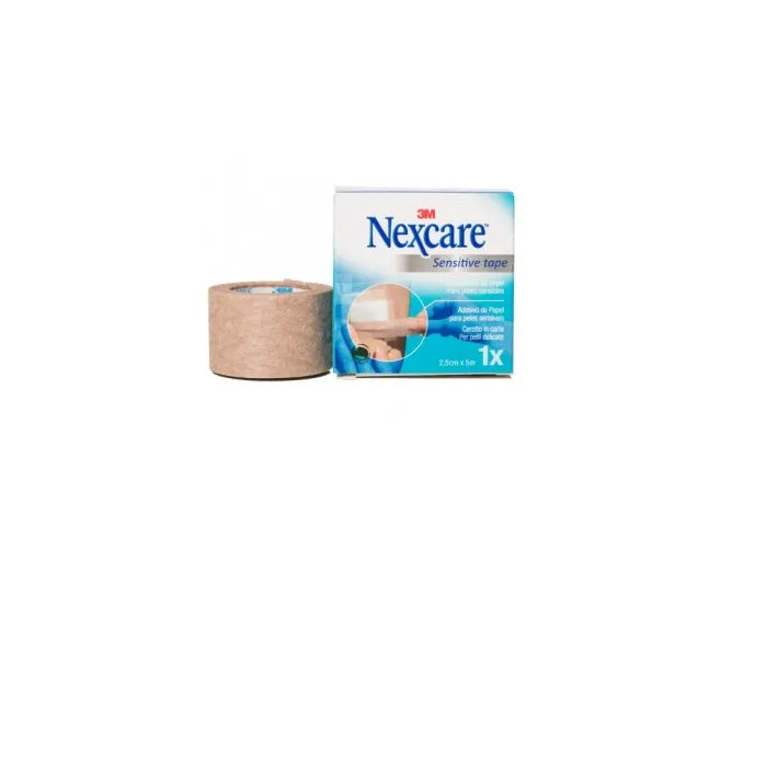 3M 3M Nexcare Paper Skin Tape 5 m x 2,5 cm Hautfreundliches Pflasterband Kosmetik