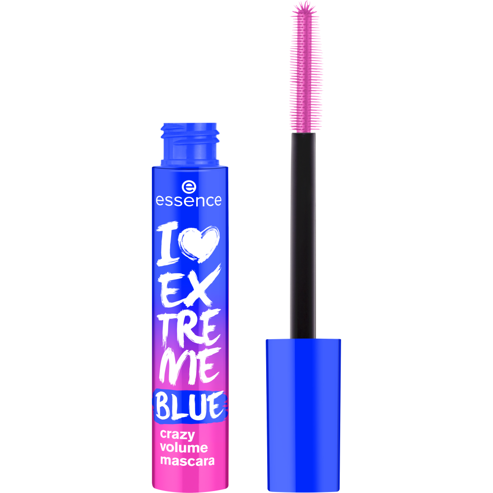 Essence Cosmetics I Love Extreme Blue Crazy Volume Máscara De Pestañas Volumen 12ml
