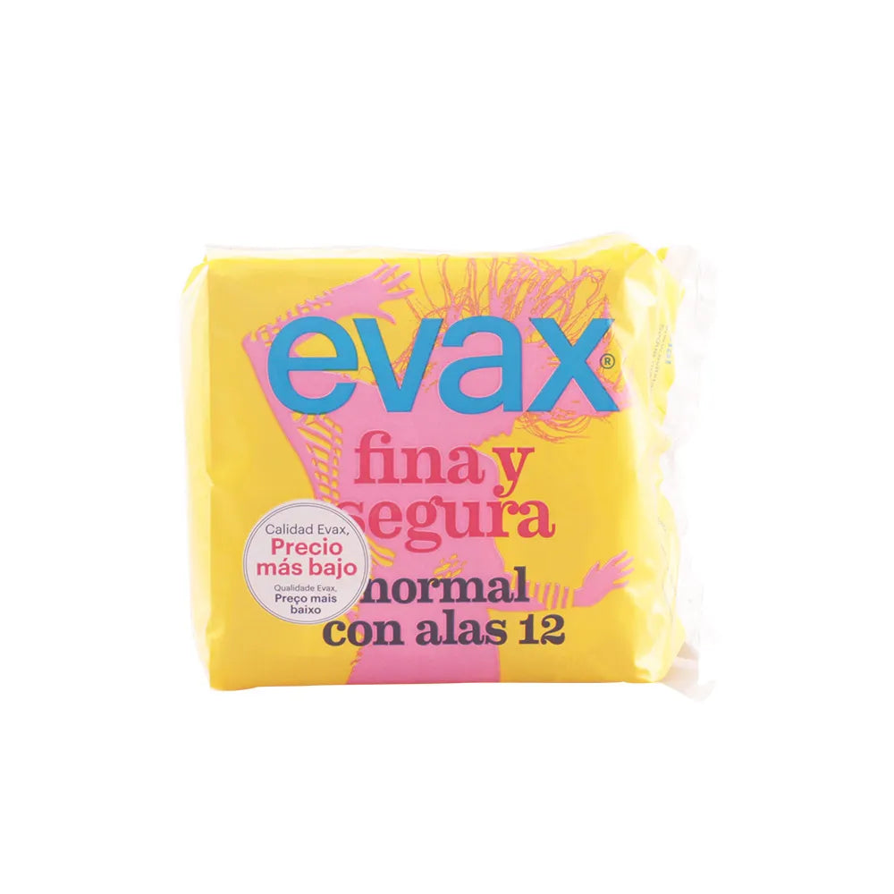 EVAX EVAX Fina & Segura Normal Damenbinden mit Flügeln 12 Stück Kosmetik