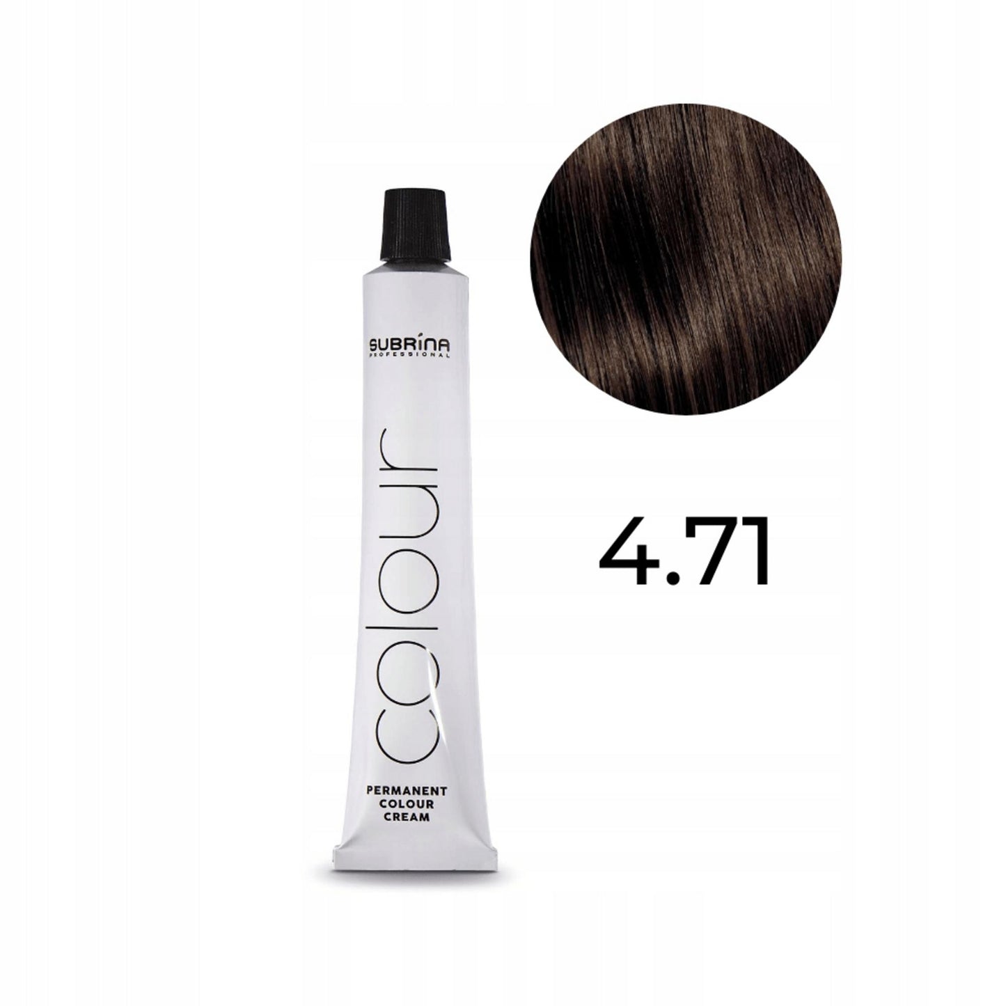Subrina Professional Subrina Professional, Essential Colour, Permanente Haarfarbe, 4.71 Medium Brown, 100 ml Regular