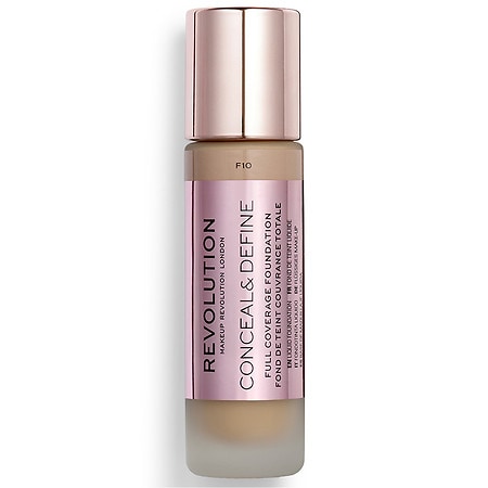 Revolution Make Up Conceal y Define Full Coverage Foundation F10 23ml