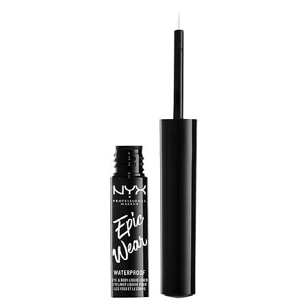 NYX NYX Epic Wear Waterproof Liquid Liner Weiß flüssig wasserfest Eyeliner Kosmetik