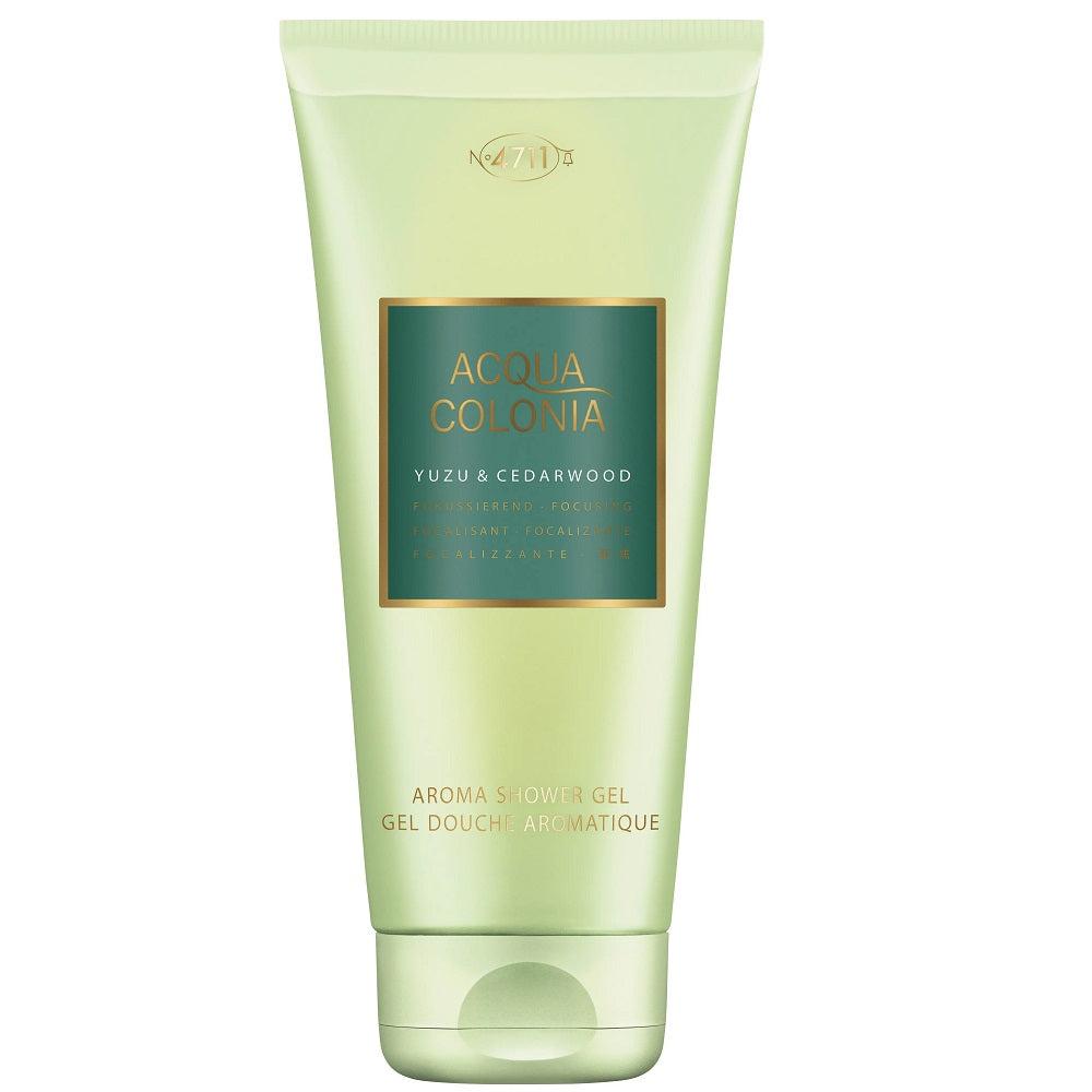 4711 4711, Acqua Colonia, Yuzu & Cedarwood, Duschgel, Körper, Für alle Hauttypen, 200 ml Regular