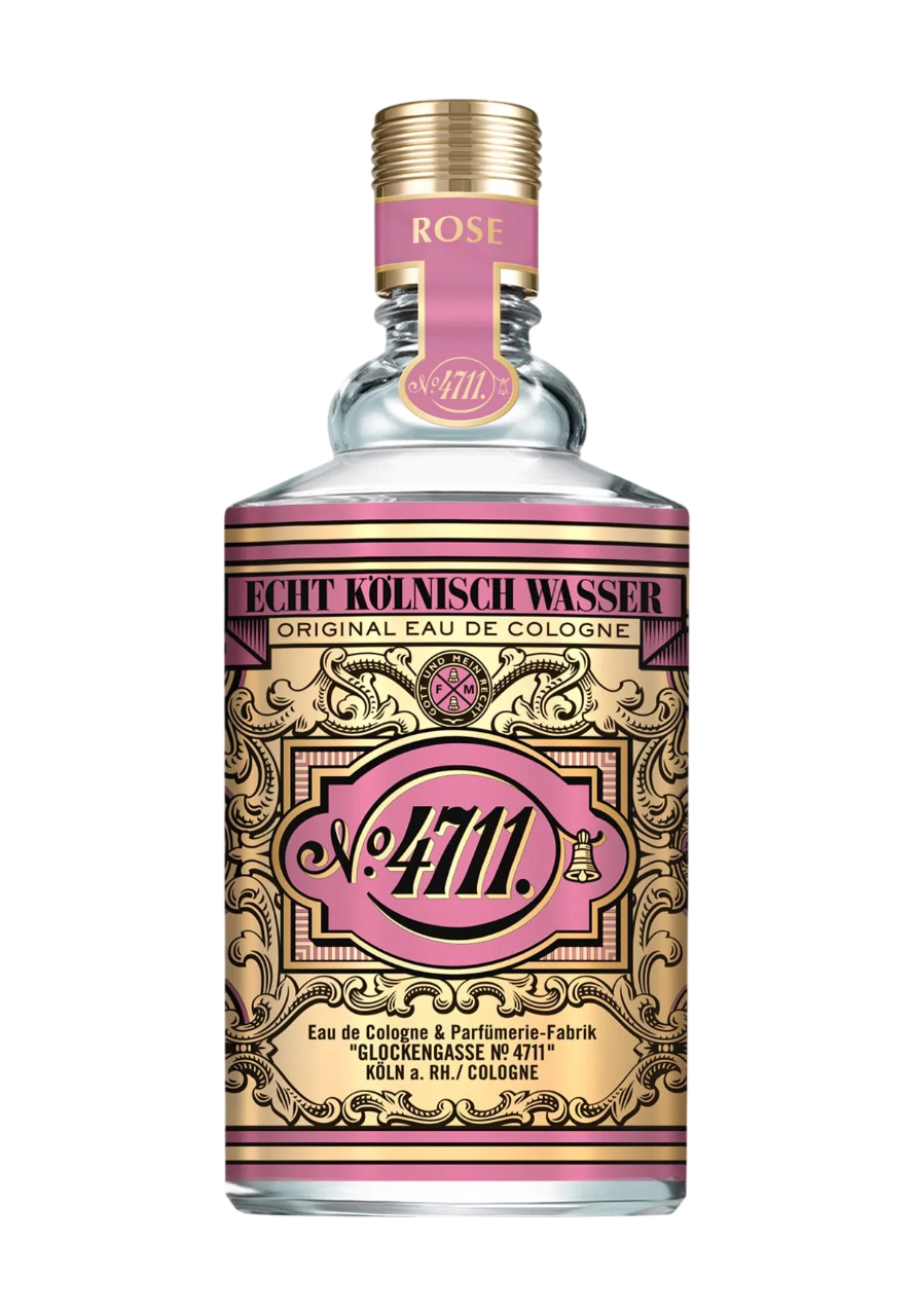 4711 4711, Floral Collection Rose, Eau de Cologne, Unisex, 100 ml Regular