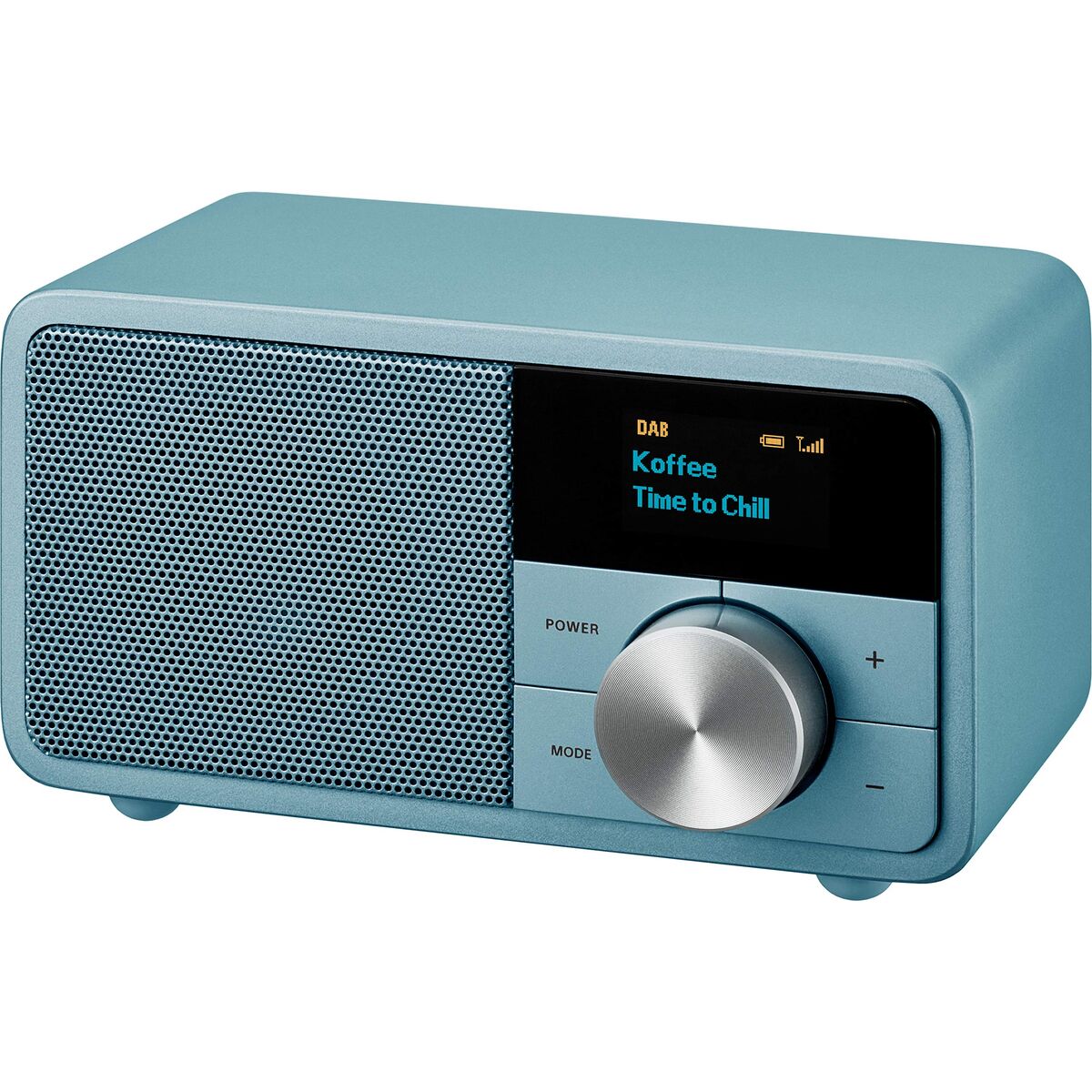 Sangean Transistor-Radio Sangean Ddr7 Mini Blau Fm Retro